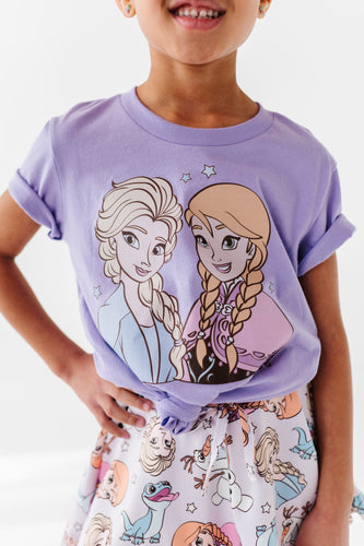 ICE SISTERS | LILAC KIDS TEE (*SHIPS EARLY-FEB)