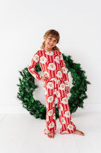 Load image into Gallery viewer, RED Santa Stripes | GIRLS 2-Piece SET