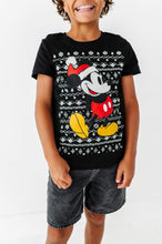 Load image into Gallery viewer, Sweater Print Mickey | KIDS BLACK TEE