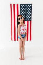 Load image into Gallery viewer, Red Stripe Bows | Ruffle Tankini TWO-PIECE