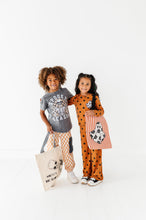 Load image into Gallery viewer, FLORAL GHOSTIE STRIPE | Trick-or-Treat Bag