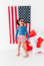 Load image into Gallery viewer, Stars + Stripes | Skirted Rashguard TWO-PIECE