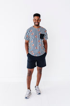 Load image into Gallery viewer, Stripe Mickey Pumpkin | MENS Dri-Fit TEE