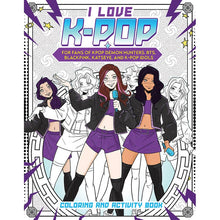 Load image into Gallery viewer, I Love K-pop Coloring and Activity Book