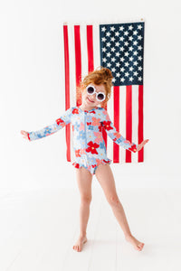Freedom Floral | ONE-PIECE RASHGUARD