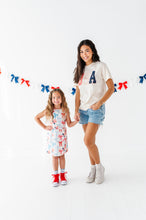 Load image into Gallery viewer, Red, White + BOWS | Tennis Dress
