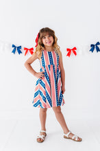 Load image into Gallery viewer, Parade Day Scallop Stripes | TWIRL DRESS