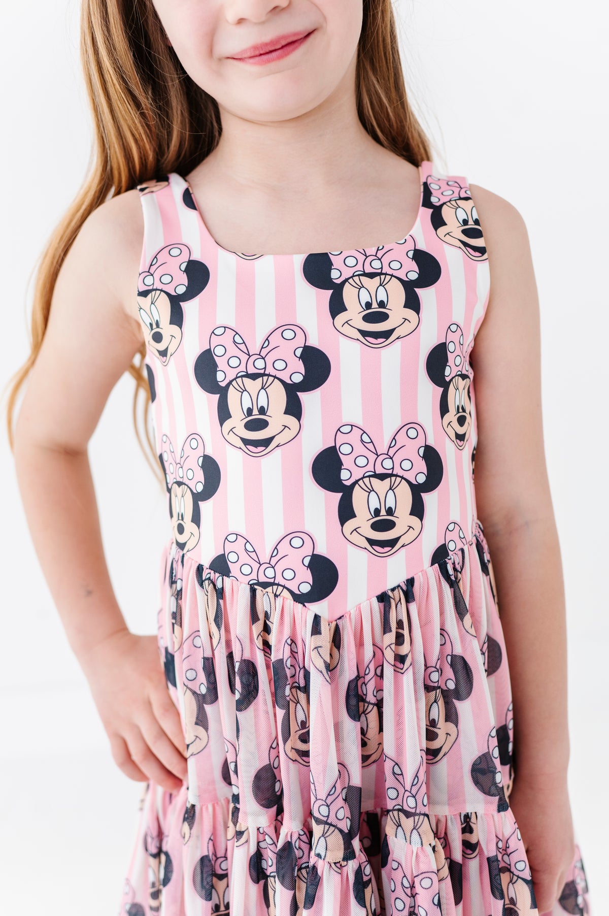 MINNIE Stripe (KIDS) | Mesh DRESS