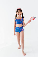 Load image into Gallery viewer, Disco Party in the USA | Bandeau Ruffle 2-Piece