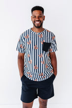 Load image into Gallery viewer, Stripe Mickey Pumpkin | MENS Dri-Fit TEE
