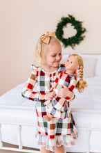 Load image into Gallery viewer, HOLIDAY PLAID | DOLL DRESS