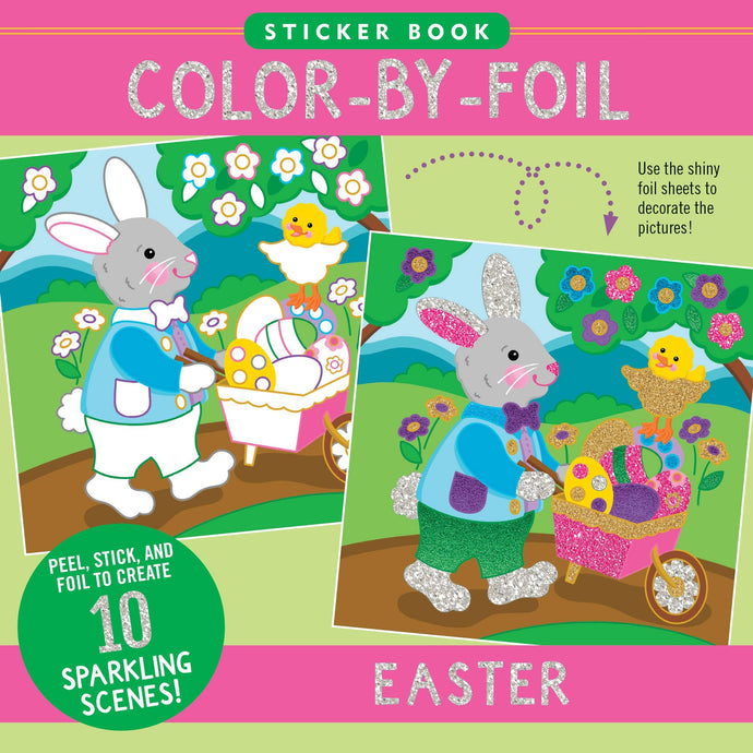 Color-By-Foil Book: Easter (10 scenes)
