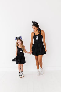 Minnie Ghost BLACK | (ADULT) Mesh DRESS