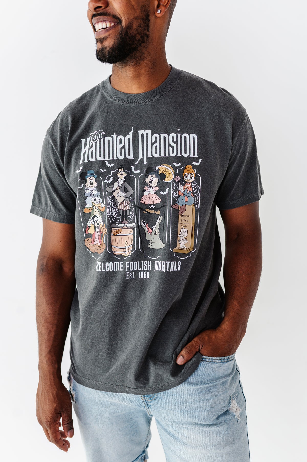 Haunted Mansion (CHARCOAL) | ADULT UNISEX TEE