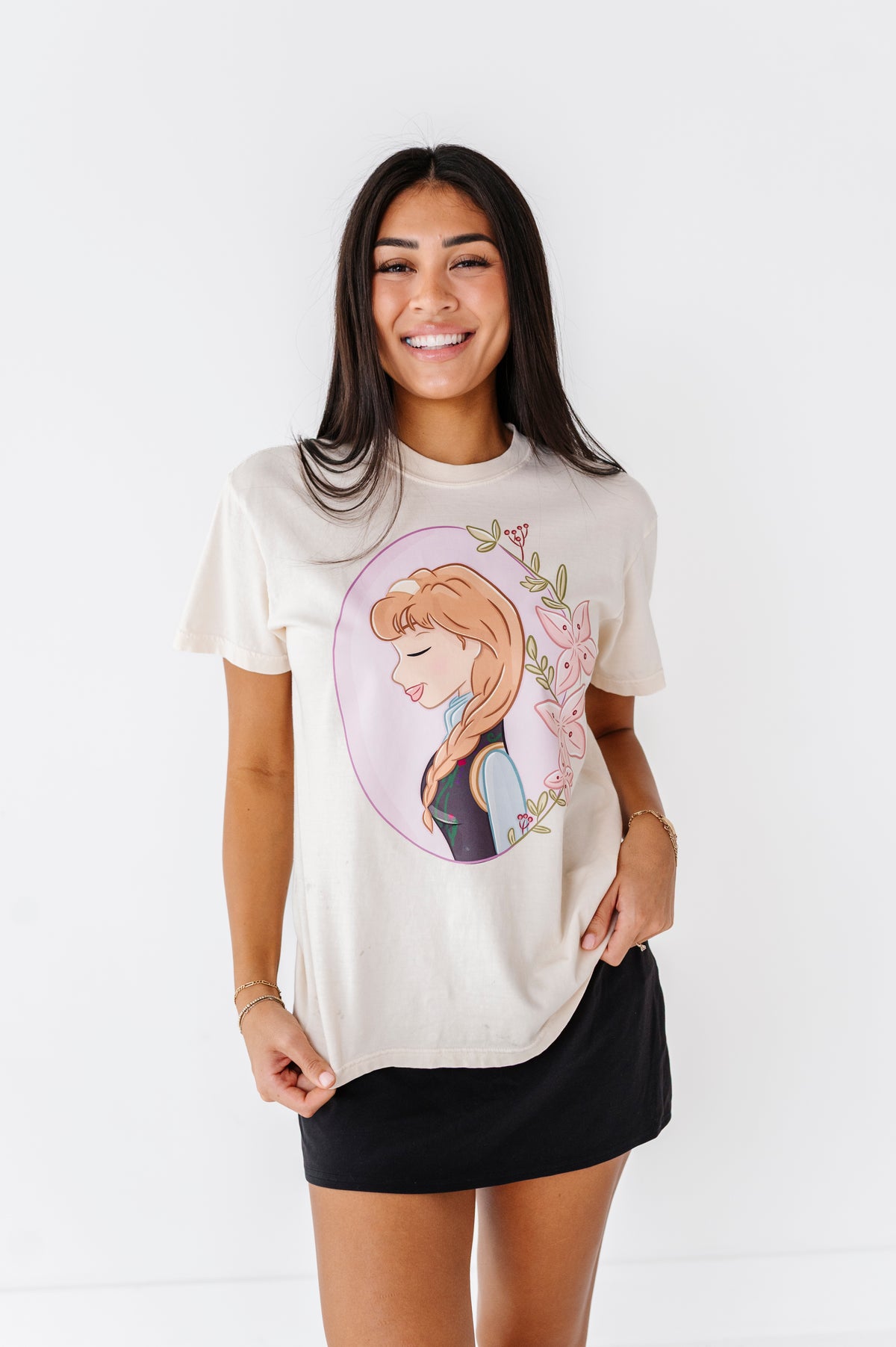 Ana | ADULT tee (CROP + FULL LENGTH HERE)