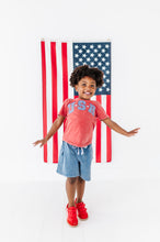 Load image into Gallery viewer, Red ‘USA’ Check | BOYS Tee