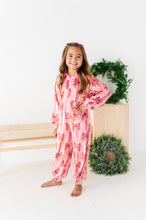 Load image into Gallery viewer, Peppermint Bows | MINKY One-Piece Zip