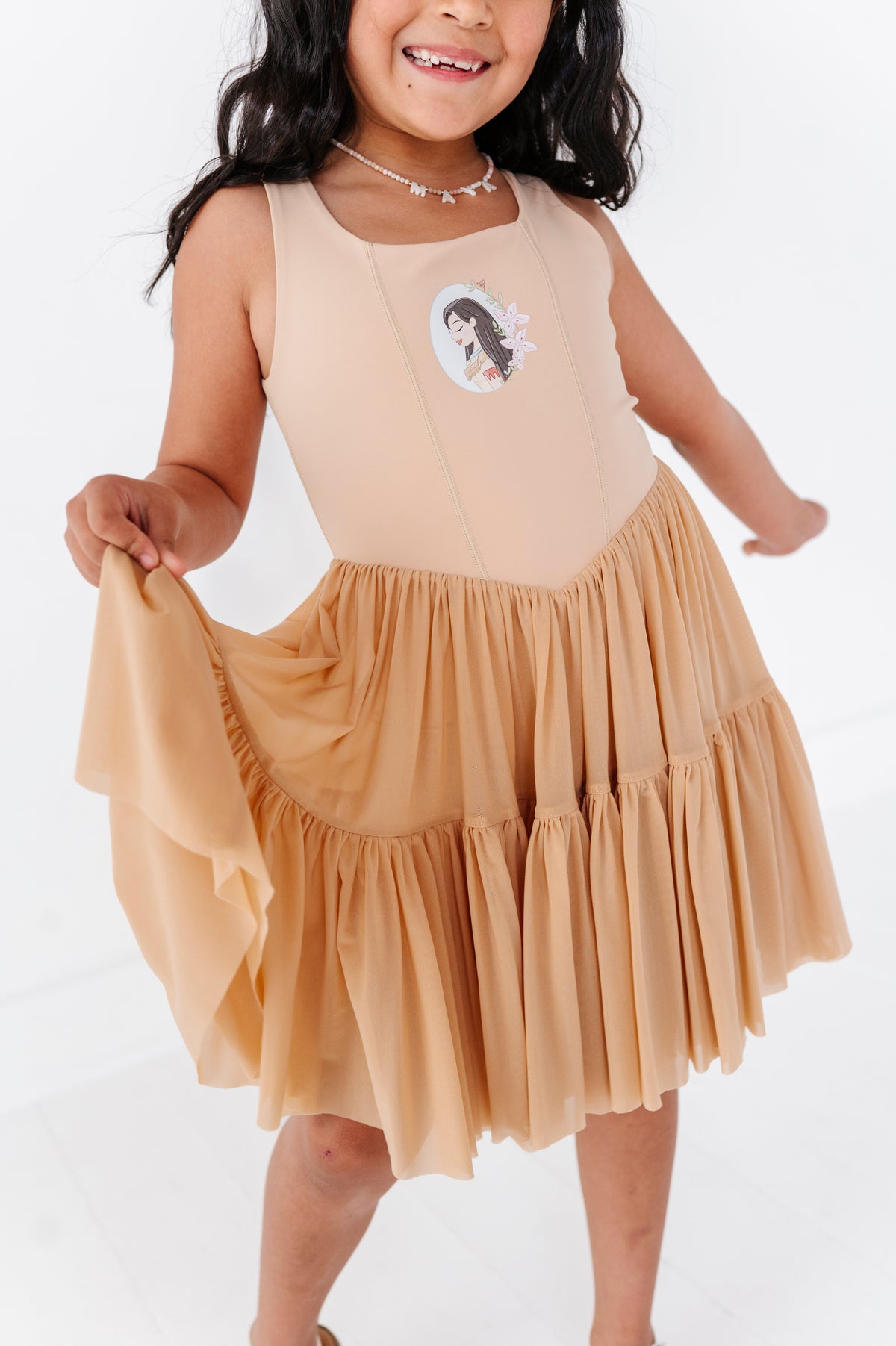 Pocahontas (KIDS) | Sand Mesh DRESS