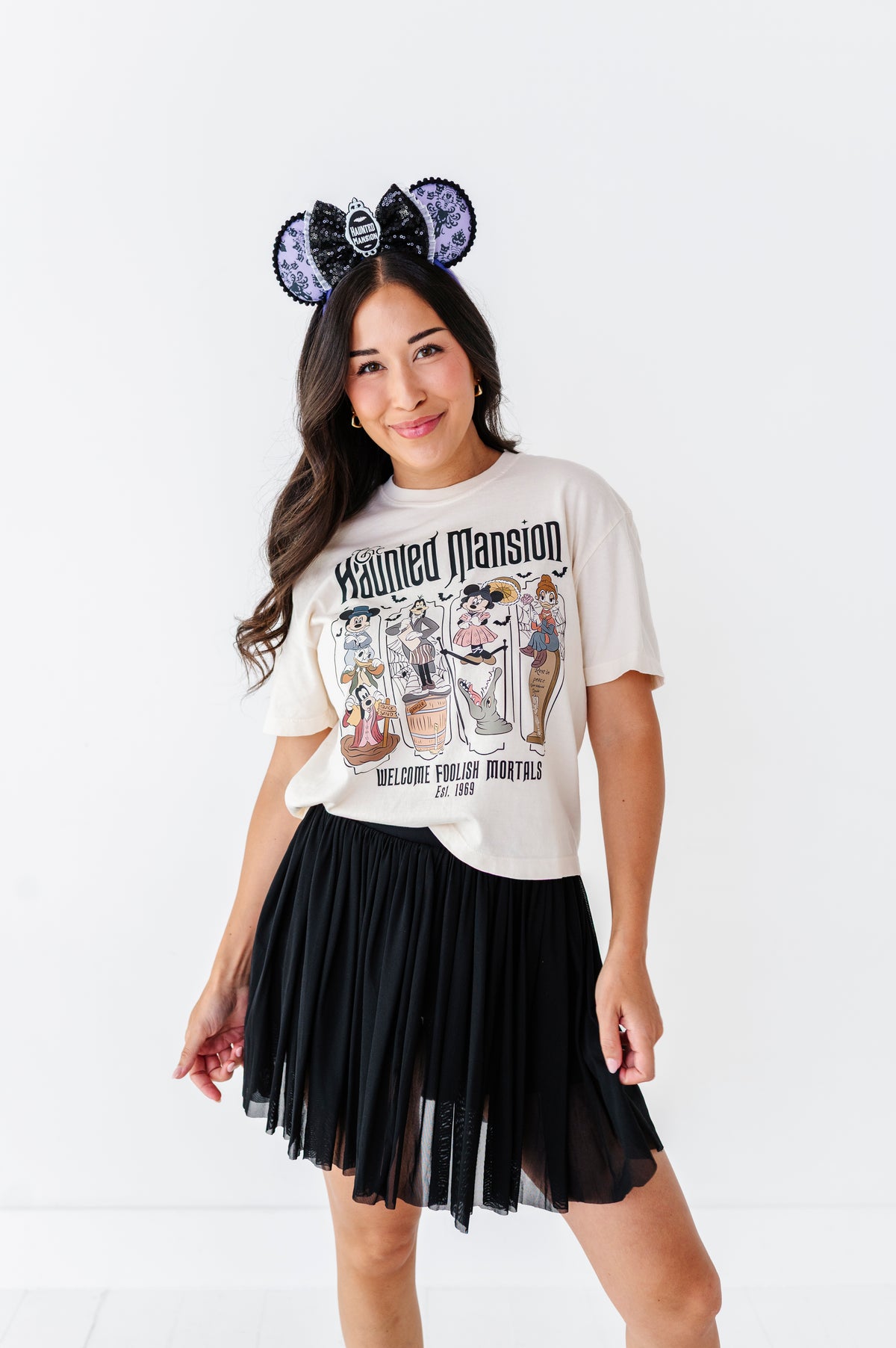 Haunted Mansion (CREAM) | ADULT *CROP* TEE