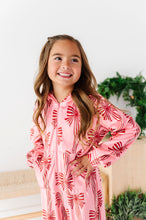 Load image into Gallery viewer, Peppermint Bows | MINKY One-Piece Zip