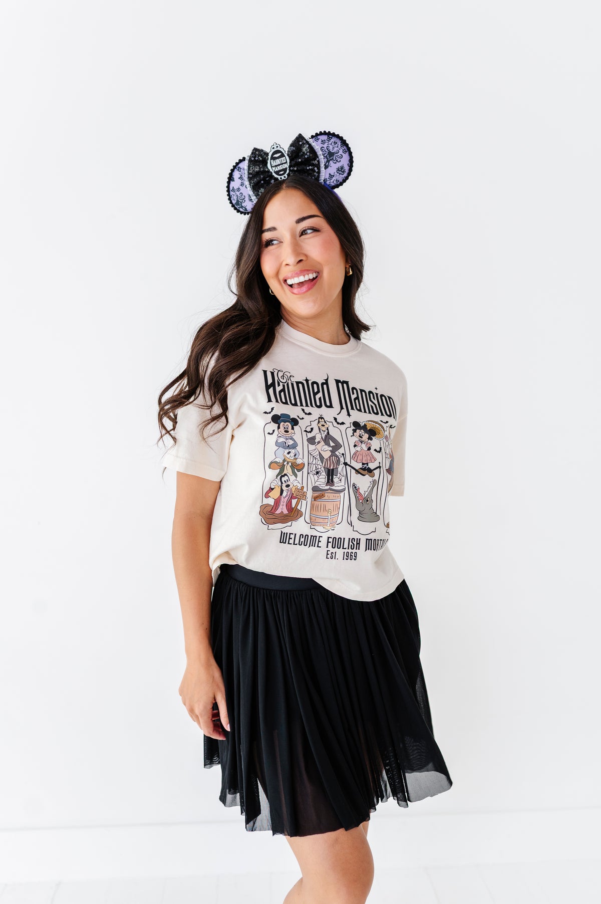 Haunted Mansion (CREAM) | ADULT *CROP* TEE