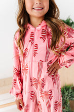 Load image into Gallery viewer, Peppermint Bows | MINKY One-Piece Zip