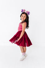 Load image into Gallery viewer, Mulan (KIDS) | Wine Mesh DRESS