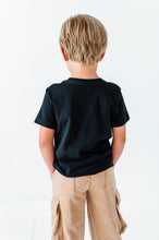 Load image into Gallery viewer, Monochrome Santa Mickey | KIDS BLACK TEE