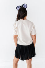 Load image into Gallery viewer, Haunted Mansion (CREAM) | ADULT *CROP* TEE