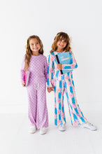 Load image into Gallery viewer, Preppy Purple Check | RIBBED SET