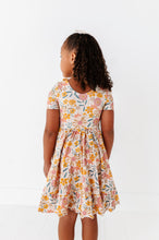 Load image into Gallery viewer, RETRO FLORAL | Collared Twirl Dress