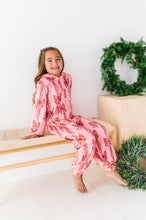 Load image into Gallery viewer, Peppermint Bows | MINKY One-Piece Zip