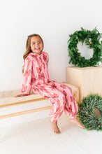 Load image into Gallery viewer, Peppermint Bows | MINKY One-Piece Zip