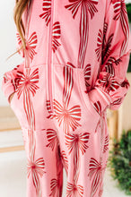 Load image into Gallery viewer, Peppermint Bows | MINKY One-Piece Zip