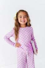 Load image into Gallery viewer, Preppy Purple Check | RIBBED SET