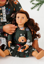 Load image into Gallery viewer, Christmas Doggies | DOLL DRESS