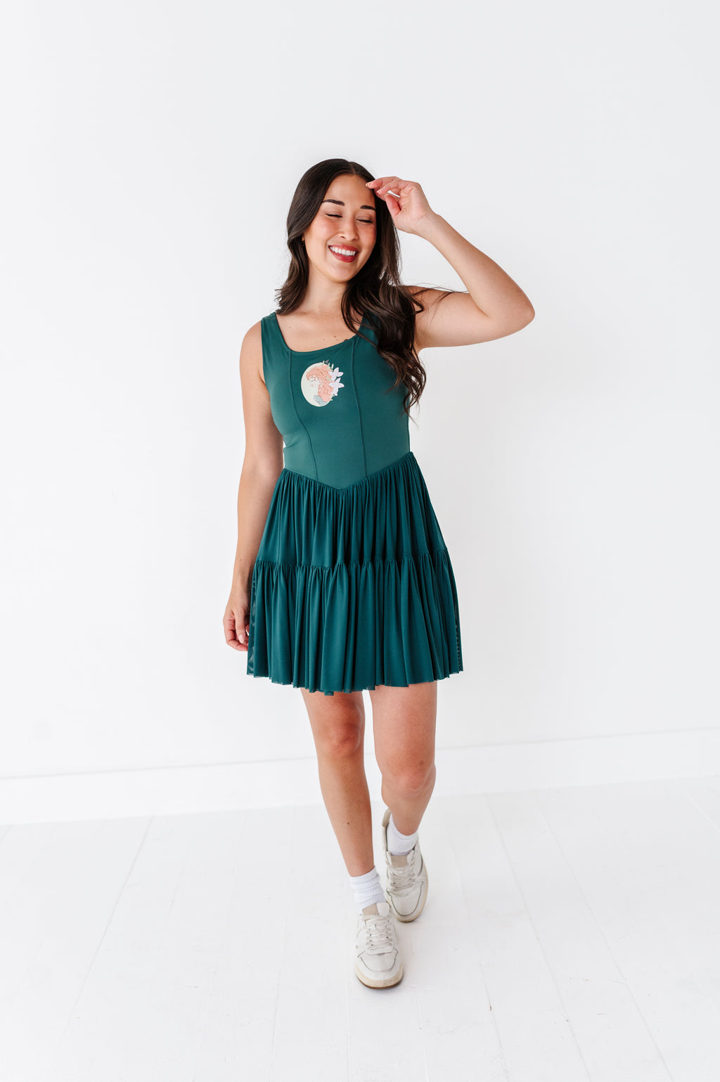 Merida (ADULT) | Teal Mesh DRESS