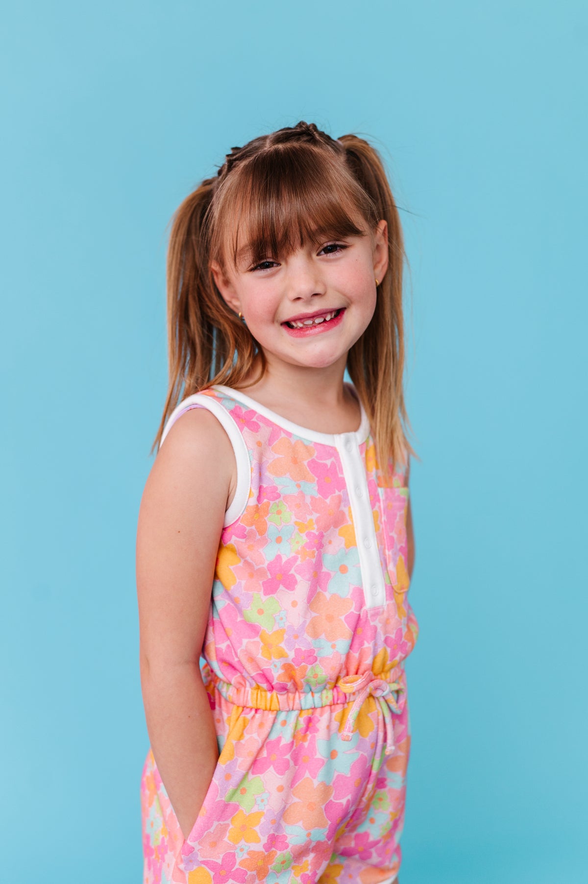 Tutti Fruitti Blossom | TERRY TANK ROMPER