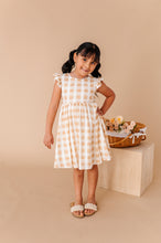 Load image into Gallery viewer, Honey Gingham | TIE-BACK DRESS