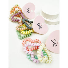 Load image into Gallery viewer, Heart Shape of Spiral Hair Ties-Set of 4 (colors vary)