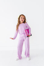 Load image into Gallery viewer, Preppy Purple Check | RIBBED SET