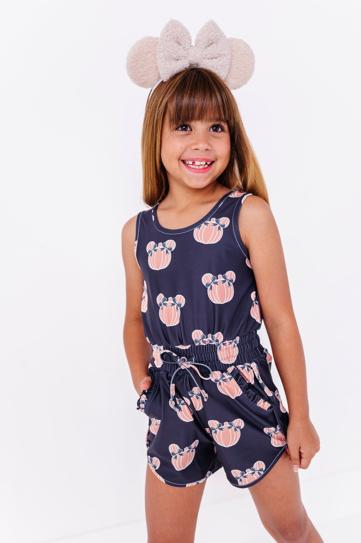 BLACK Piggy Pumpkins | ACTIVE ROMPER