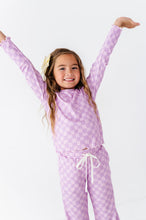 Load image into Gallery viewer, Preppy Purple Check | RIBBED SET