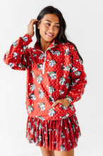 Load image into Gallery viewer, Minnie's Holly Check | ADULT 1/4th ZIP