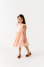 Petal Peach | LACE DRESS