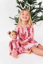 Load image into Gallery viewer, Peppermint Bows | 18" DOLL DRESS