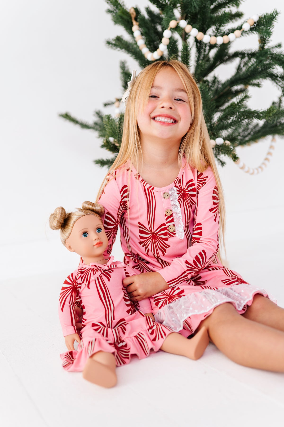 Peppermint Bows | DRESS (with shorts!)