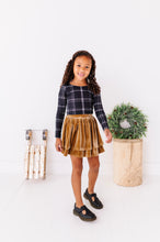 Load image into Gallery viewer, Carmel Velvet | 2-Tiered SKORT