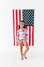 Load image into Gallery viewer, Freedom Floral | 1/4th Rashguard TWO-PIECE