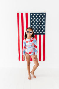 Freedom Floral | 1/4th Rashguard TWO-PIECE